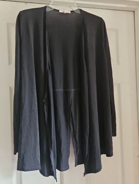 BKE LE LIS SOFT SUMMER CARDIGAN CHARCOAL BLACK XS